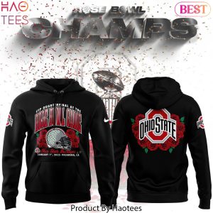Ohio State Buckeyes Football Rose Bowl Game Design Hoodie Ohio State Buckeyes Football Rose Bowl Game Design Hoodie