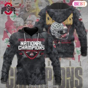 Ohio State Buckeyes National Champions Football 2024 Design Hoodie