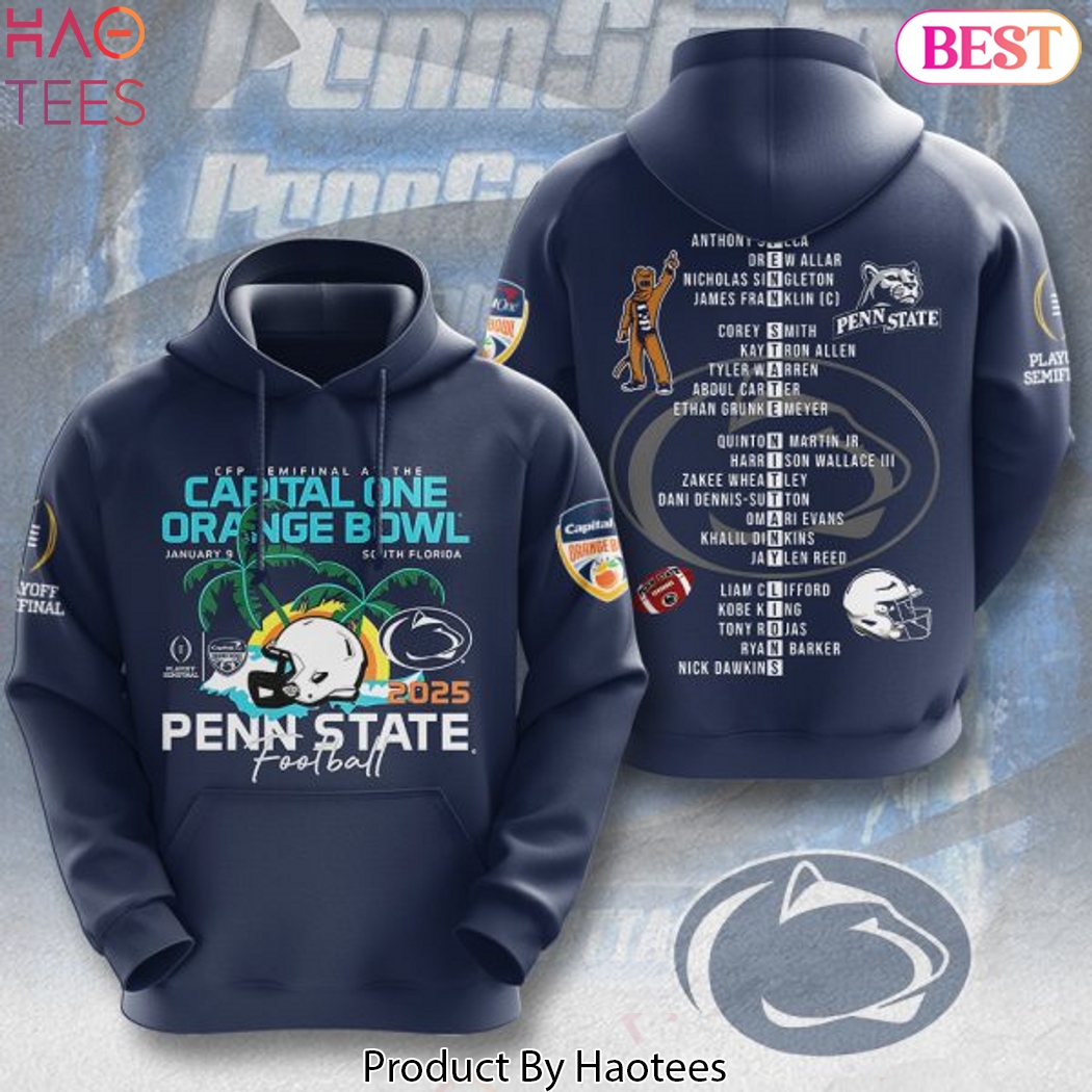Penn State Nittany Lions CFP Semifinal At The Capital One Orange Bowl Design Hoodie Penn State Nittany Lions CFP Semifinal At The Capital One Orange Bowl Design Hoodie