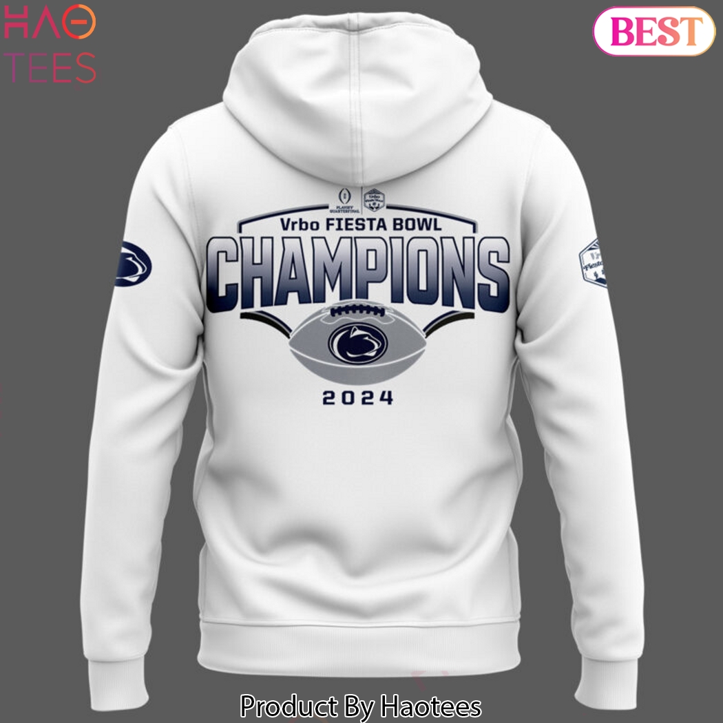 Penn State Nittany Lions Fiesta Bowl Champions Hoodie - White Penn State Nittany Lions Fiesta Bowl Champions Hoodie - White