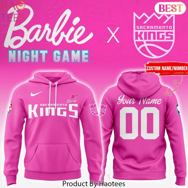 Personalized Sacramento Kings x Barbie 2025 Hoodie