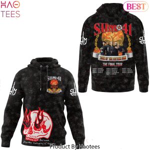 Sum 41 – Tour Of The Setting Sum The Final Tour Design Hoodie
