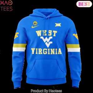 West Virginia Mountaineers Men Basketball Jerry West 44 Design Hoodie