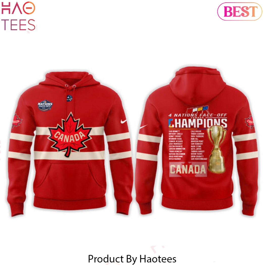 2025 4 Nations Face Off Champions Canada Design Hoodie 2025 4 Nations Face Off Champions Canada Design Hoodie