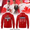 2025 4 Nations Face Off Champions Canada Design Hoodie – White 2025 4 Nations Face Off Champions Canada Design Hoodie – White