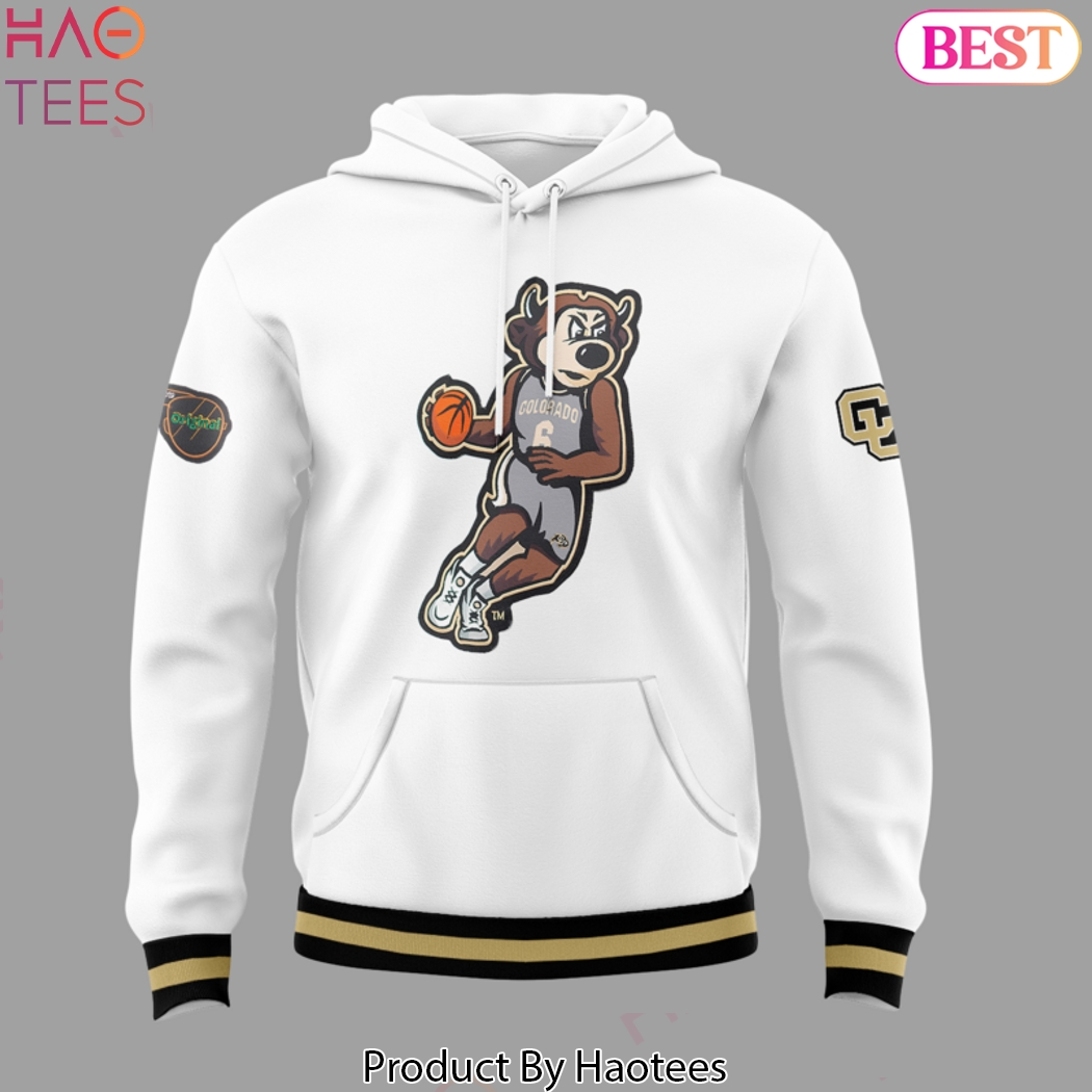 2025 Colorado Buffs Basketball White Design Hoodie 2025 Colorado Buffs Basketball White Design Hoodie