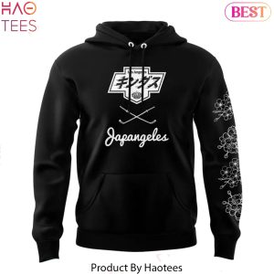 2025 Japangeles x Los Angeles Kings Black Design Hoodie
