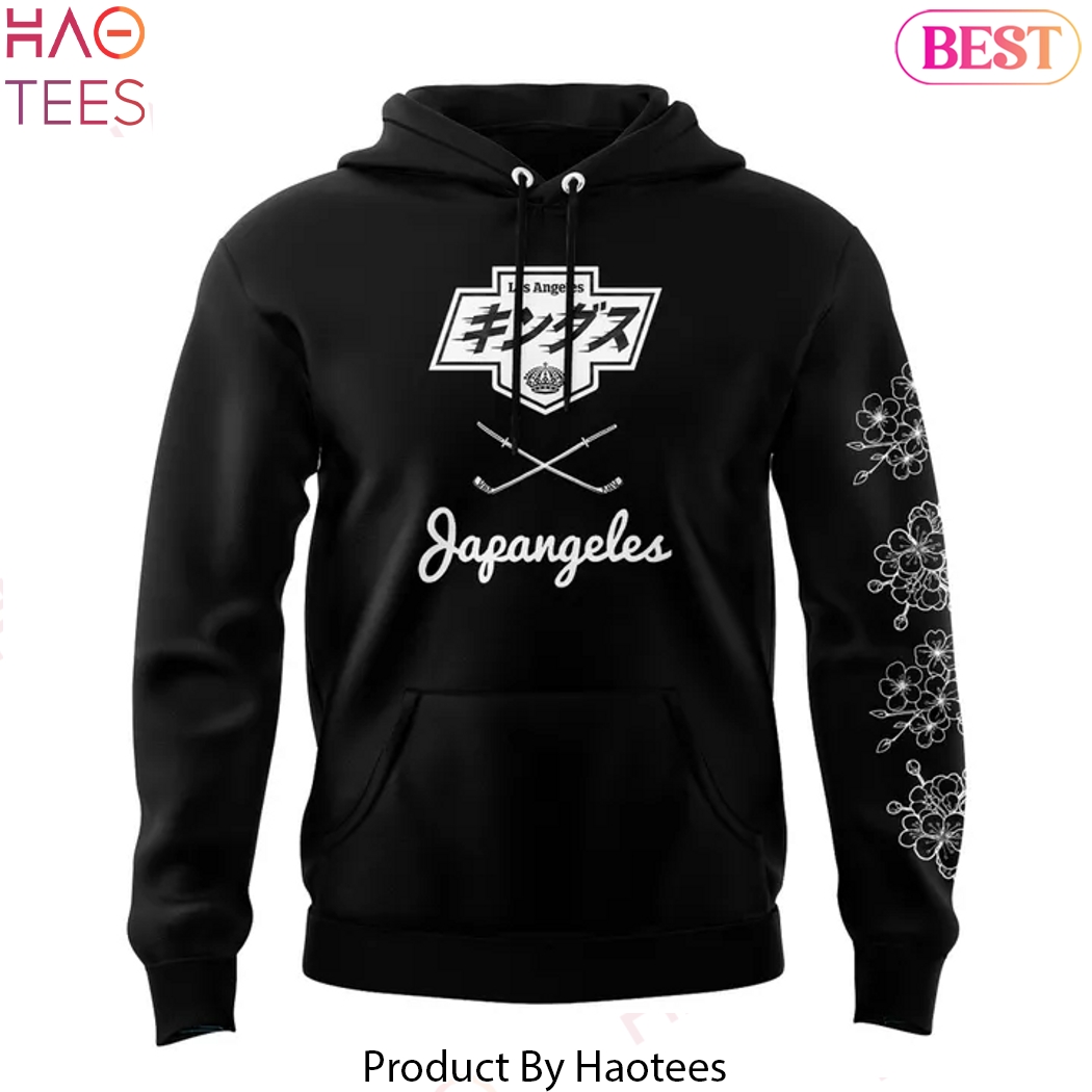 2025 Japangeles x Los Angeles Kings Black Design Hoodie 2025 Japangeles x Los Angeles Kings Black Design Hoodie