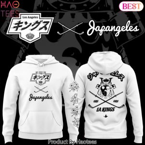2025 Japangeles x Los Angeles Kings White Design Hoodie