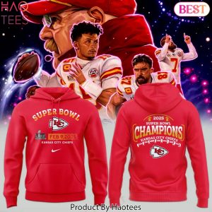 2025 Kansas City Chiefs Super Bowl LIX Champions Design Hoodie