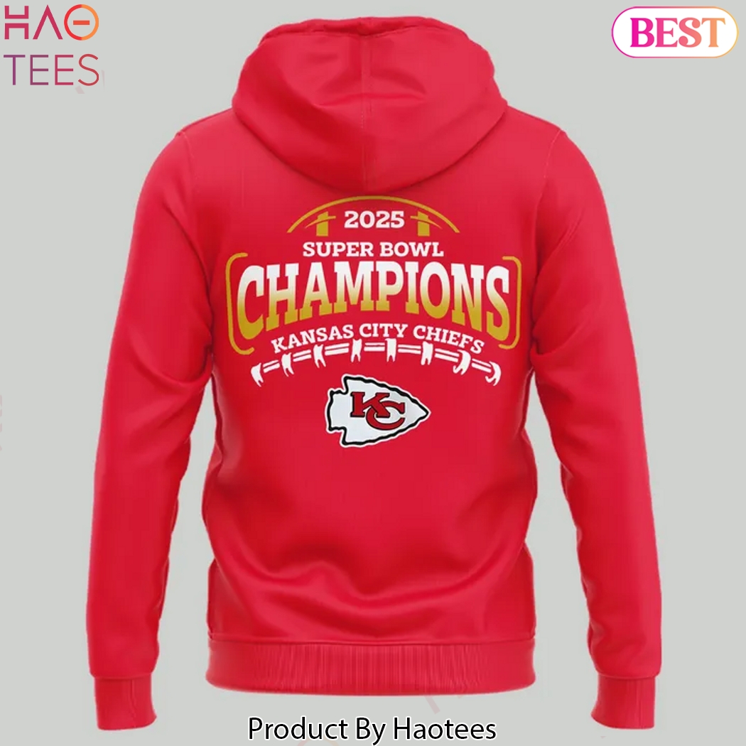 2025 Kansas City Chiefs Super Bowl LIX Champions Design Hoodie 2025 Kansas City Chiefs Super Bowl LIX Champions Design Hoodie