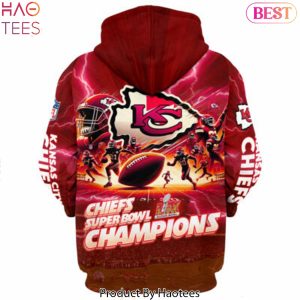 2025 LIX Super Bowl Champion Kansas City Chiefs Design Hoodie