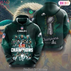 2025 Philadelphia Eagles Super Bowl LIX Design Hoodie