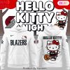 2025 Portland Trail Blazers x Hello Kitty Design Hoodie