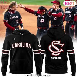 2025 South Carolina Gamecocks Softball Design Hoodie – Black