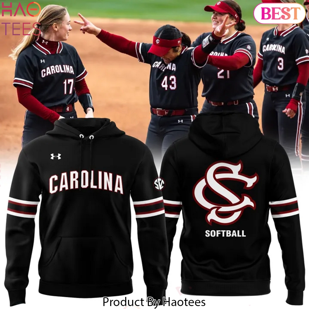 2025 South Carolina Gamecocks Softball Design Hoodie - Black 2025 South Carolina Gamecocks Softball Design Hoodie - Black
