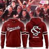 2025 South Carolina Gamecocks Softball Design Hoodie – White 2025 South Carolina Gamecocks Softball Design Hoodie – White