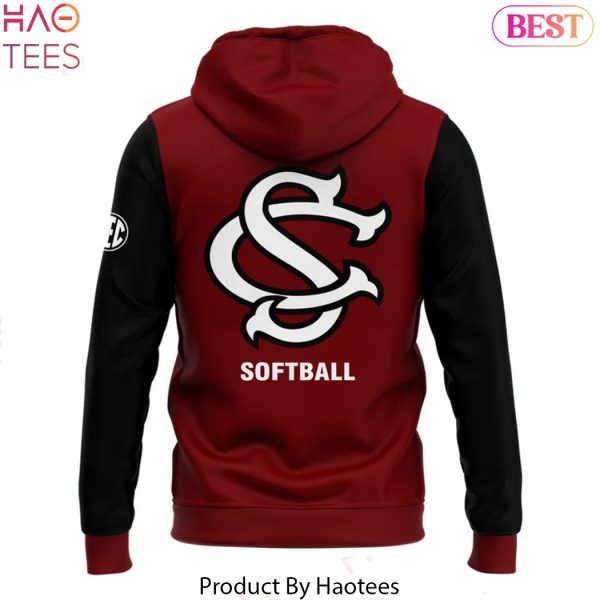 2025 South Carolina Gamecocks Softball Logo Design Hoodie – Red