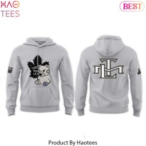 2025 Toronto Maple Leafs Grey Design Hoodie