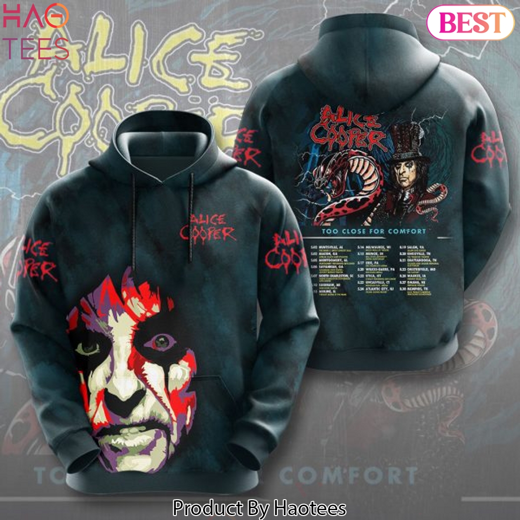 2025 Tour Alice Cooper Too Close For Comfort Design Hoodie 2025 Tour Alice Cooper Too Close For Comfort Design Hoodie