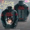 Alice Cooper Too Close For Comfort 2025 Tour Design Hoodie Alice Cooper Too Close For Comfort 2025 Tour Design Hoodie