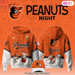 Baltimore Orioles x Peanuts 75th Anniversary Design Hoodie