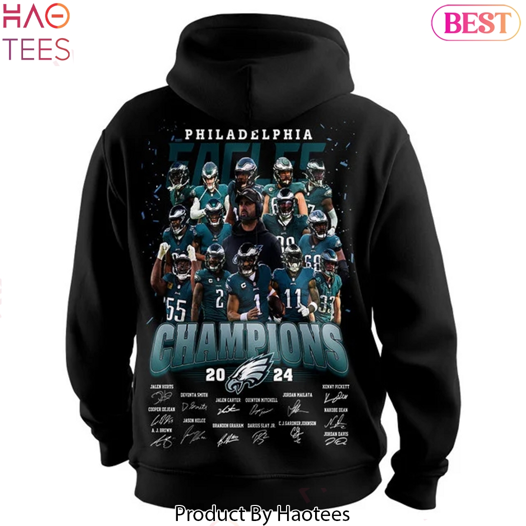 Bird Gang Philadelphia Eagles Super Bowl LIX Champions 2024 Signature Design Hoodie Bird Gang Philadelphia Eagles Super Bowl LIX Champions 2024 Signature Design Hoodie
