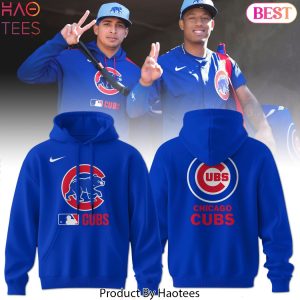 Chicago Cubs 2025 New Season Design Hoodie – Blue
