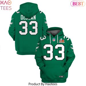 Cooper DeJean Philadelphia Eagles Super Bowl LIX Design Hoodie