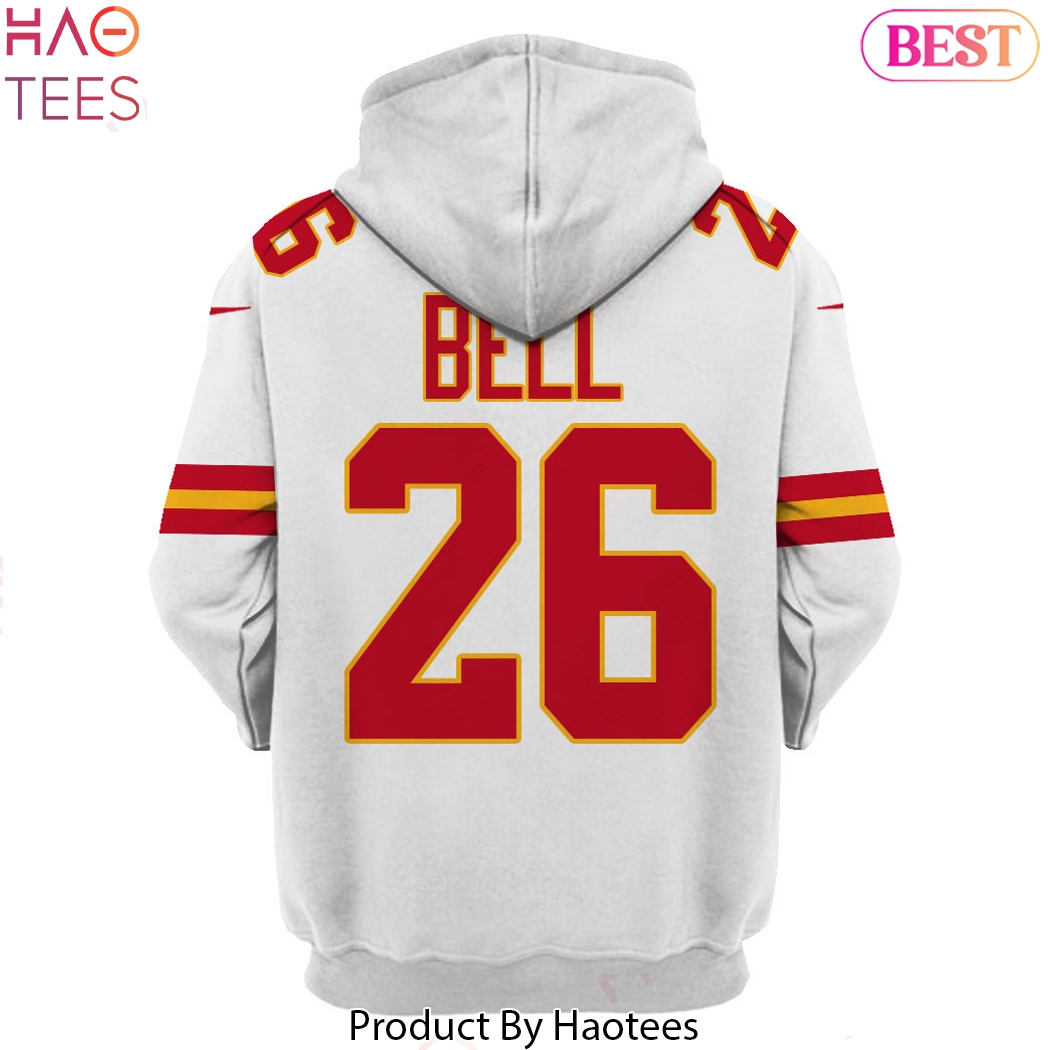 Deon Bush Kansas City Chiefs Design Hoodie - White Deon Bush Kansas City Chiefs Design Hoodie - White