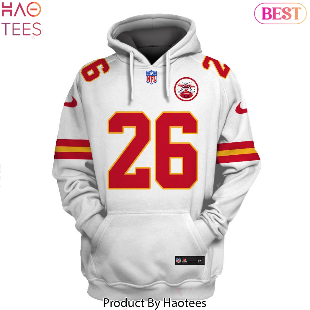 Deon Bush Kansas City Chiefs Design Hoodie - White Deon Bush Kansas City Chiefs Design Hoodie - White