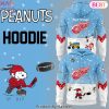 Detroit Red Wings Anniversary Of Peanuts Design Hoodie