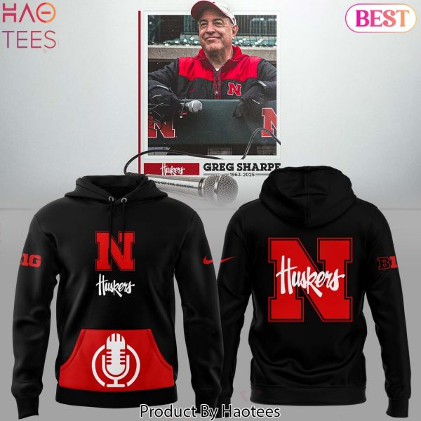 Greg Sharpe 1963-2025 – The Voice Of The Huskers Design Hoodie