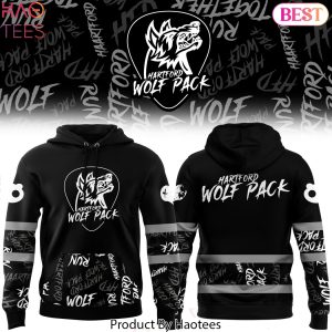 Hartford Wolf Pack x Emo Night 2025 Black Design Hoodie