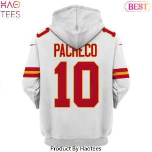 Isiah Pacheco Kansas City Chiefs Design Hoodie – White