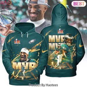 Jalen Hurts MVP Super Bowl LIX Champions Philadelphia Eagles DesignHoodie
