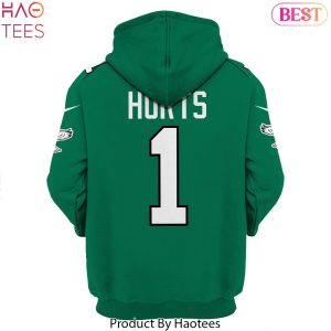 Jalen Hurts Philadelphia Eagles Super Bowl LIX Design Hoodie