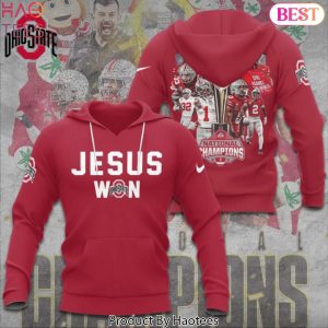 Jesus Won Ohio State Buckeyes National Champions Hoodie