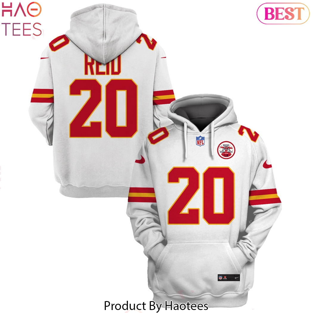 Justin Reid Kansas City Chiefs Design Hoodie - White Justin Reid Kansas City Chiefs Design Hoodie - White