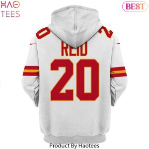 Justin Reid Kansas City Chiefs Design Hoodie – White