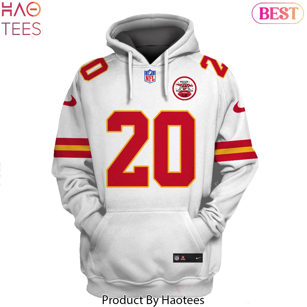 Justin Reid Kansas City Chiefs Design Hoodie - White Justin Reid Kansas City Chiefs Design Hoodie - White
