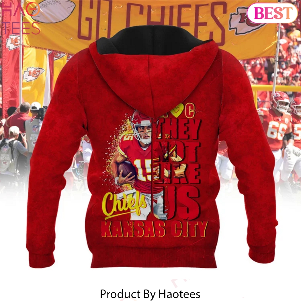 Kansas City Chiefs They Not Like Us Design Hoodie Kansas City Chiefs They Not Like Us Design Hoodie