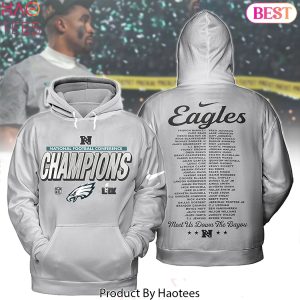 National Football Conference Champions – Philadelphia Eagles Champions Super Bowl LIX – Meet Us Down The Bayou Special Hoodie – Grey