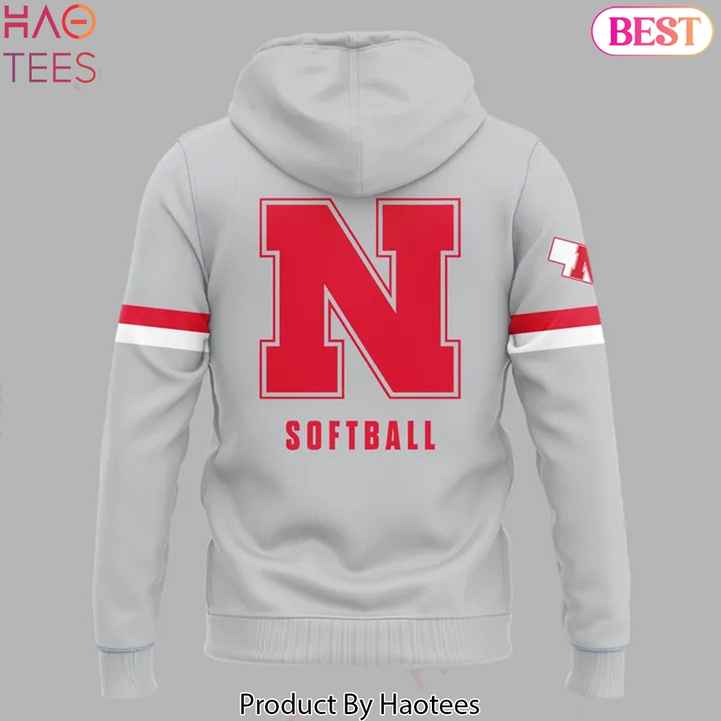 Nebraska Cornhuskers Softball 2025 Design Hoodie - Grey Nebraska Cornhuskers Softball 2025 Design Hoodie - Grey