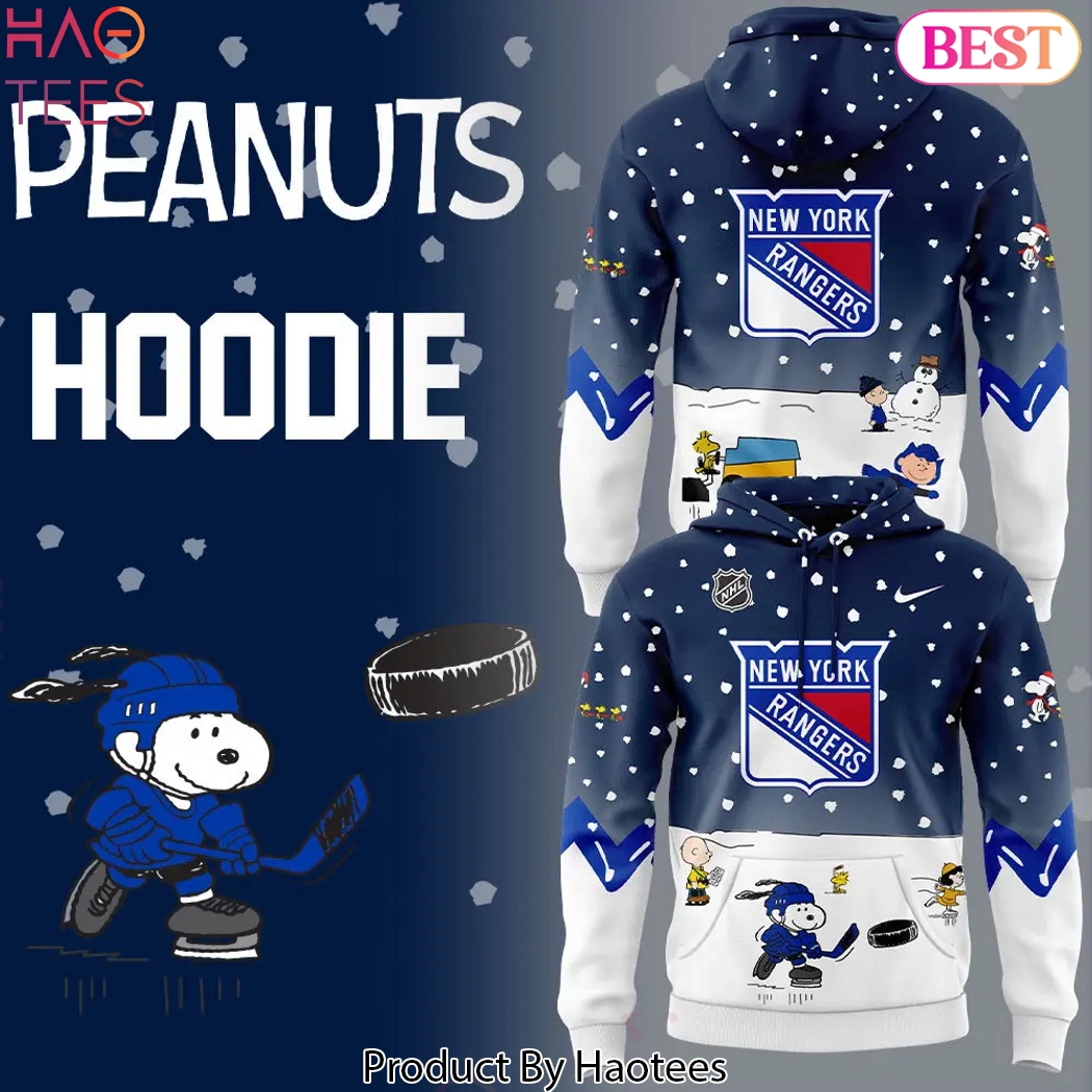 New York Rangers Peanuts & Snoopy Night Logo Design Hoodie New York Rangers Peanuts & Snoopy Night Logo Design Hoodie