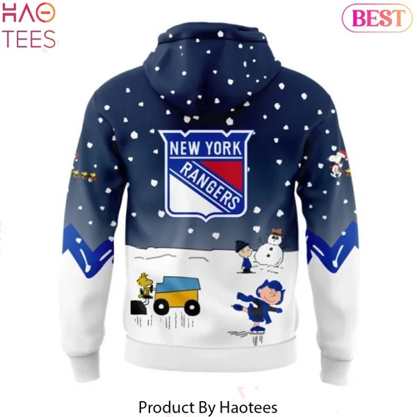 New York Rangers Peanuts & Snoopy Night Logo Design Hoodie