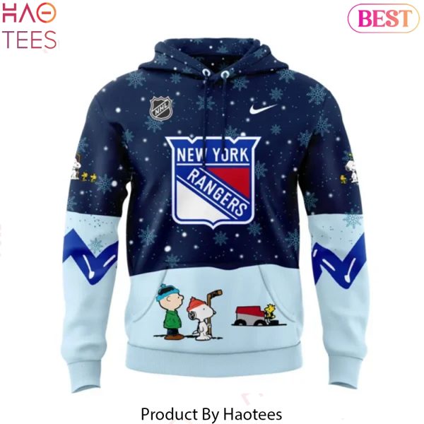 New York Rangers Peanuts & Snoopy Night Logo Special Hoodie