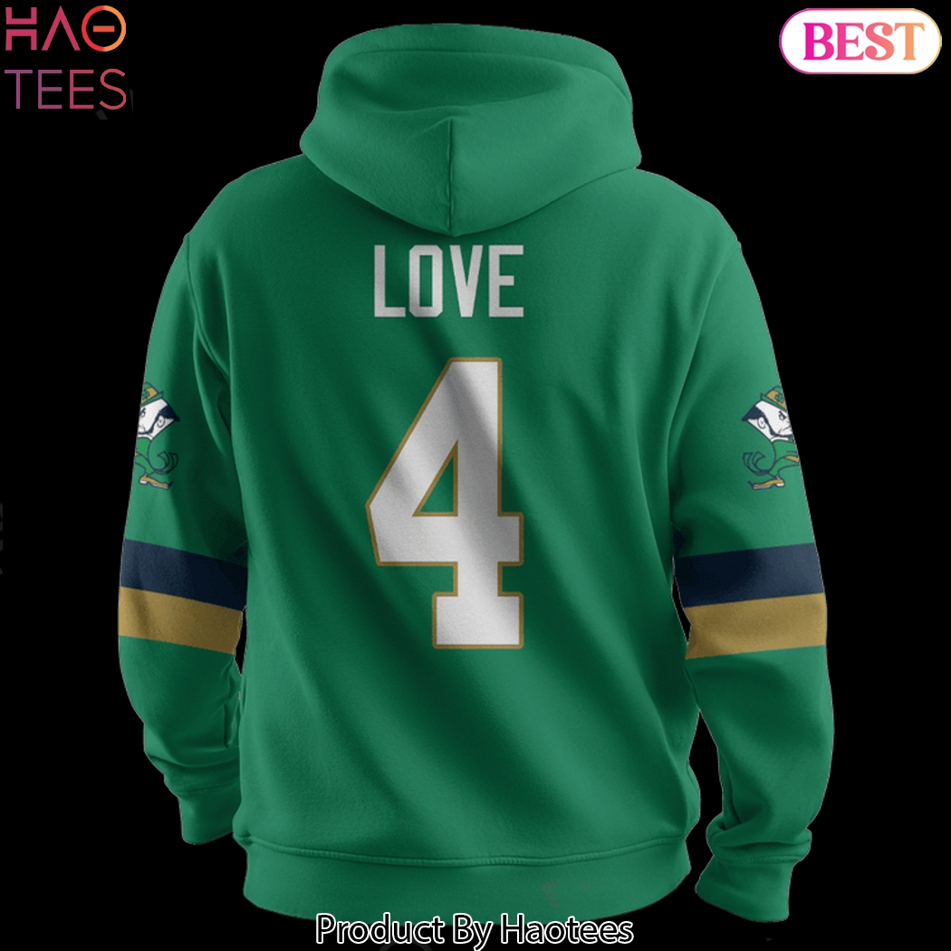 Notre Dame Fighting Irish Football Love Design Hoodie Notre Dame Fighting Irish Football Love Design Hoodie