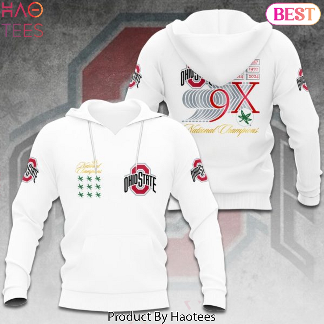 Ohio State Buckeyes 9x National Champions Design Hoodie Ohio State Buckeyes 9x National Champions Design Hoodie