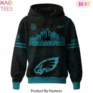 Philadelphia Eagles 2025 Back In Black Design Hoodie